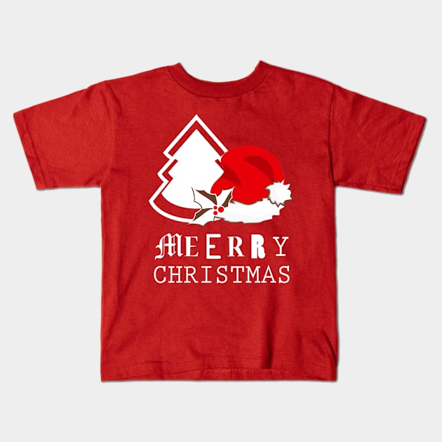 Ugly Christmas Kids T-Shirt by The Lucid Frog